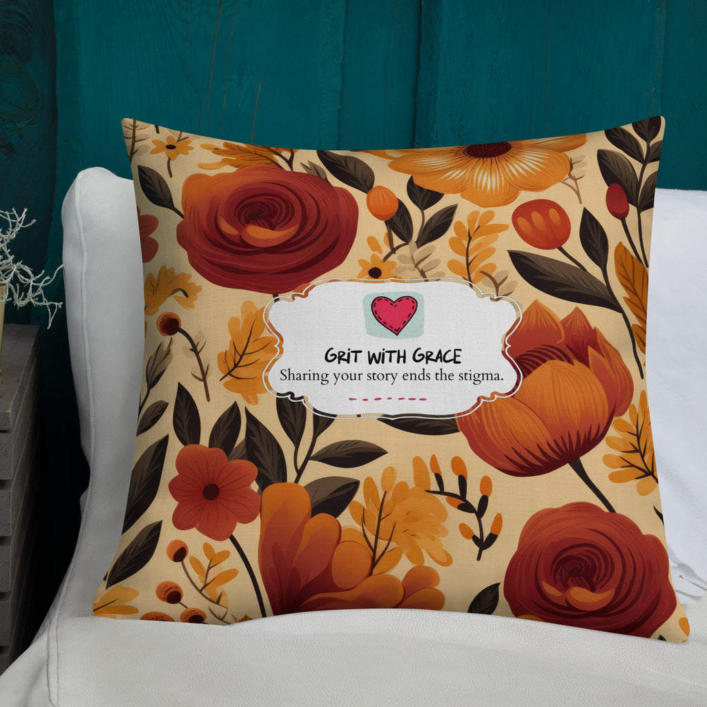 Floral Lover's Botanical Throw Pillow