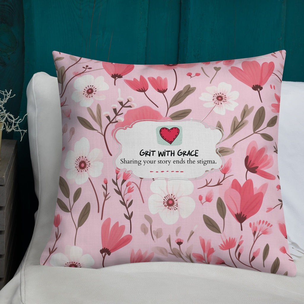 Floral Lover's Botanical Throw Pillow