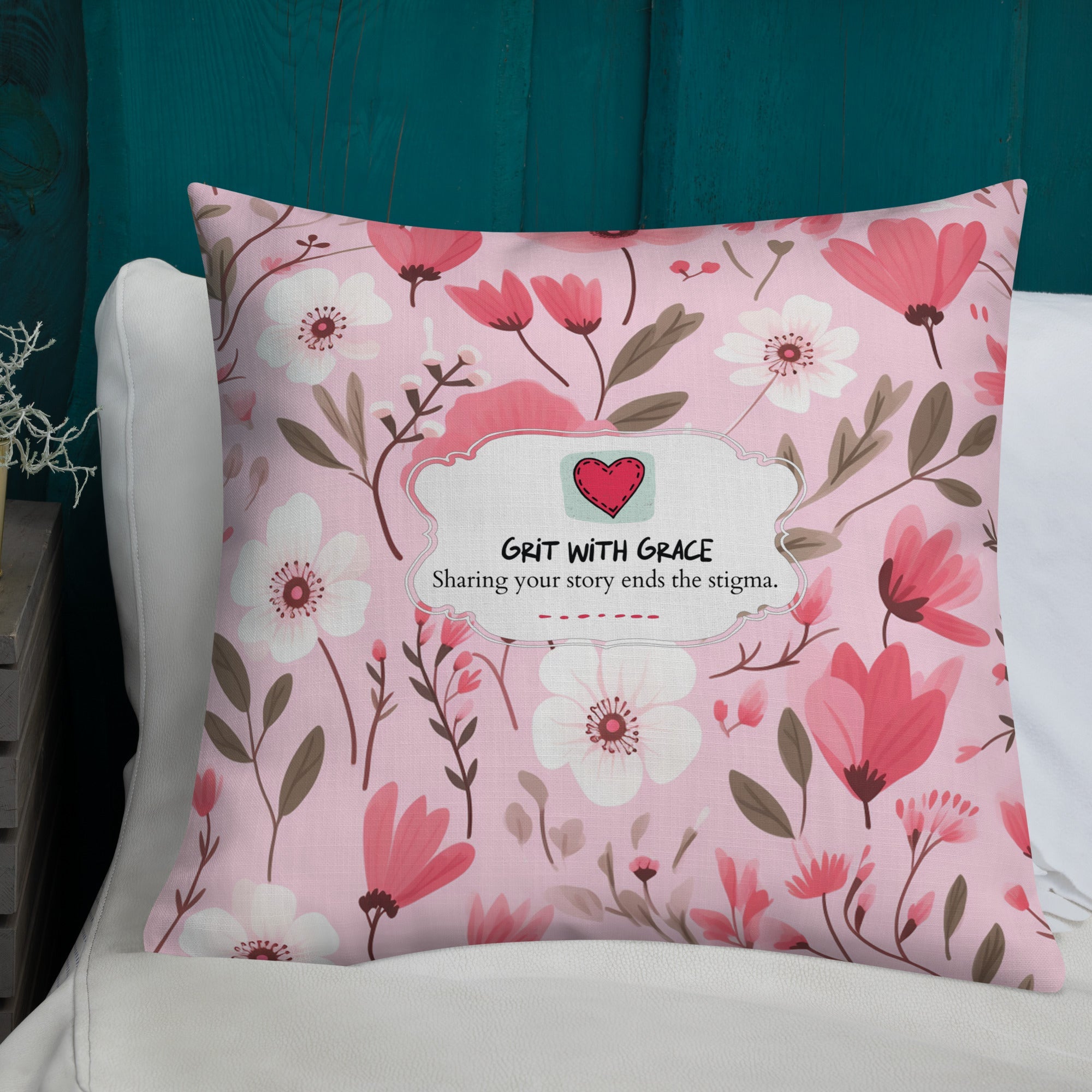 Floral Lover's Botanical Throw Pillow