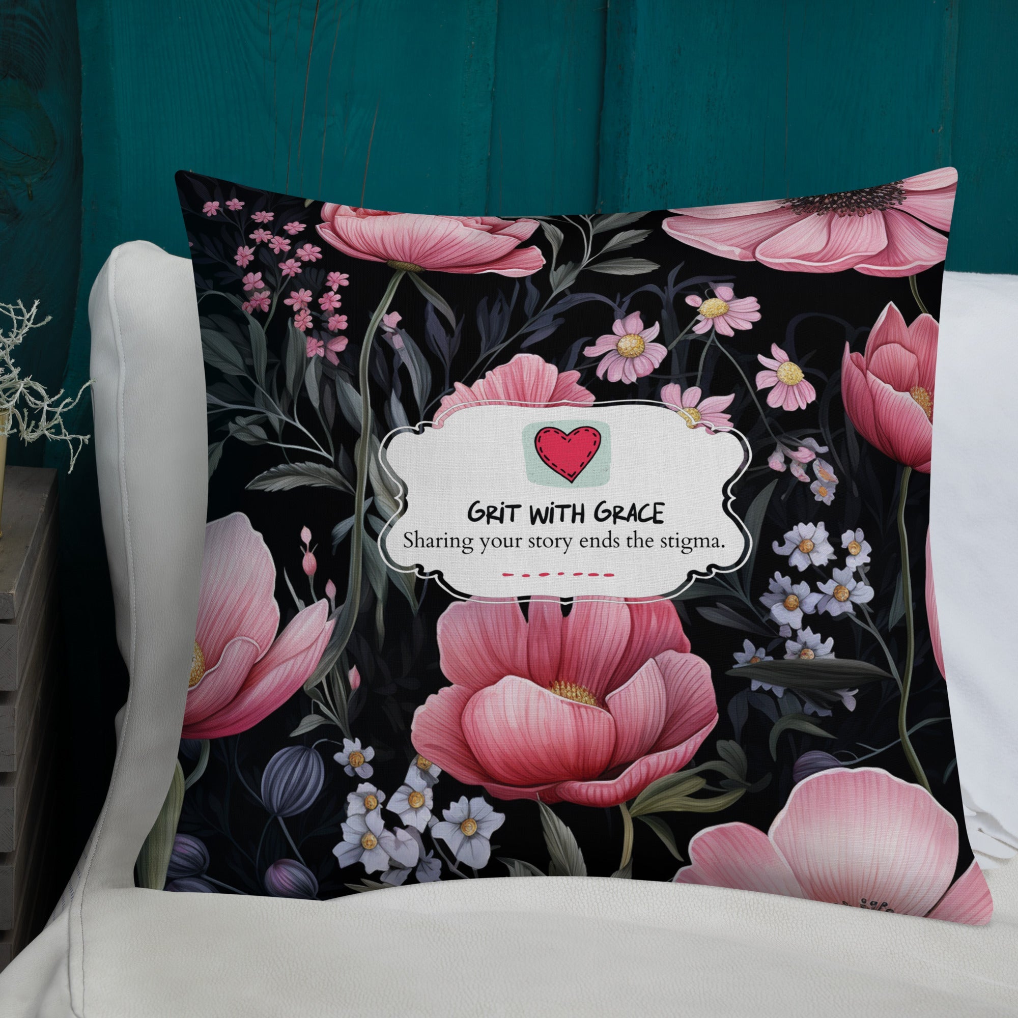 Floral Lover's Botanical Throw Pillow