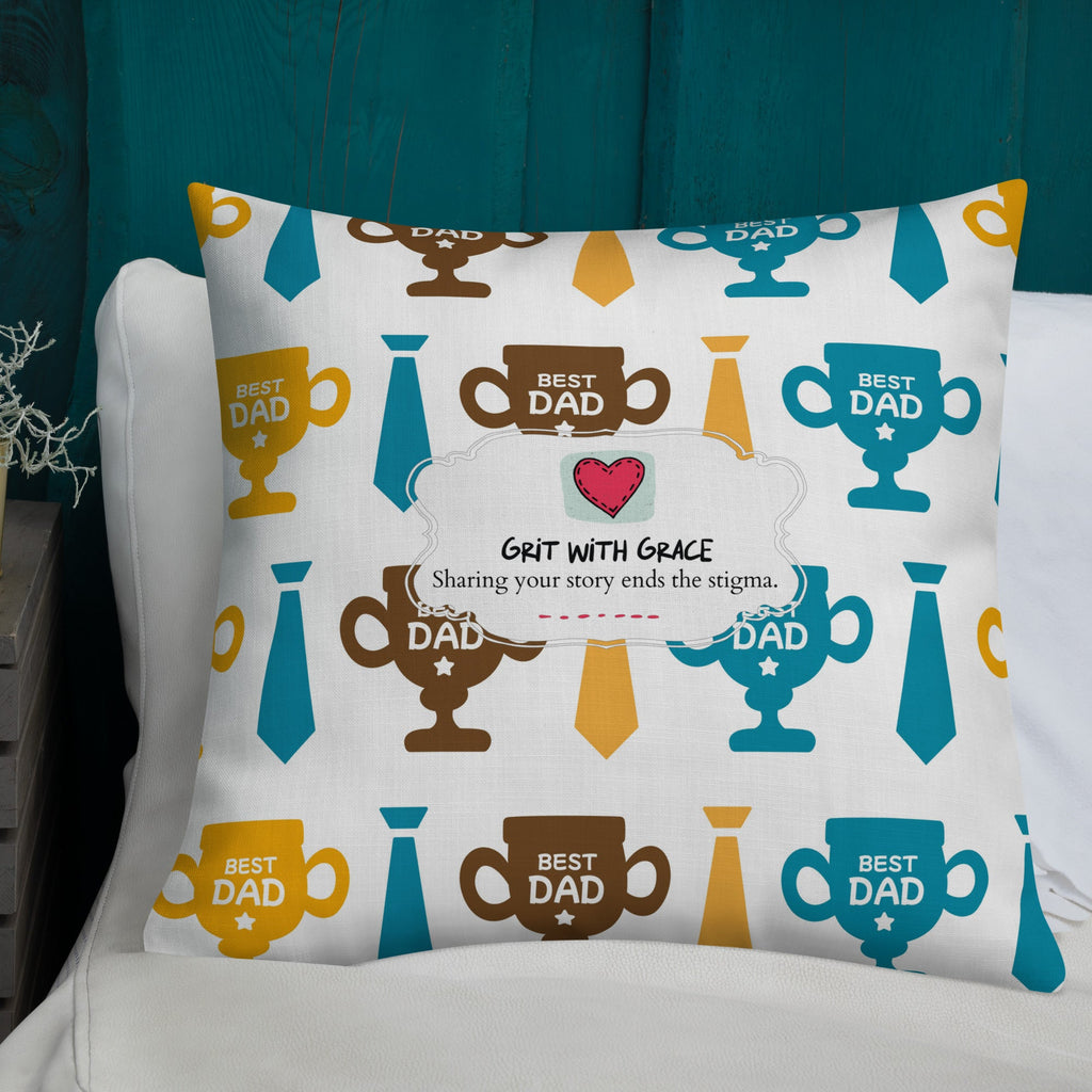 Cool Dad's Fashionably Decorative Throw Pillow