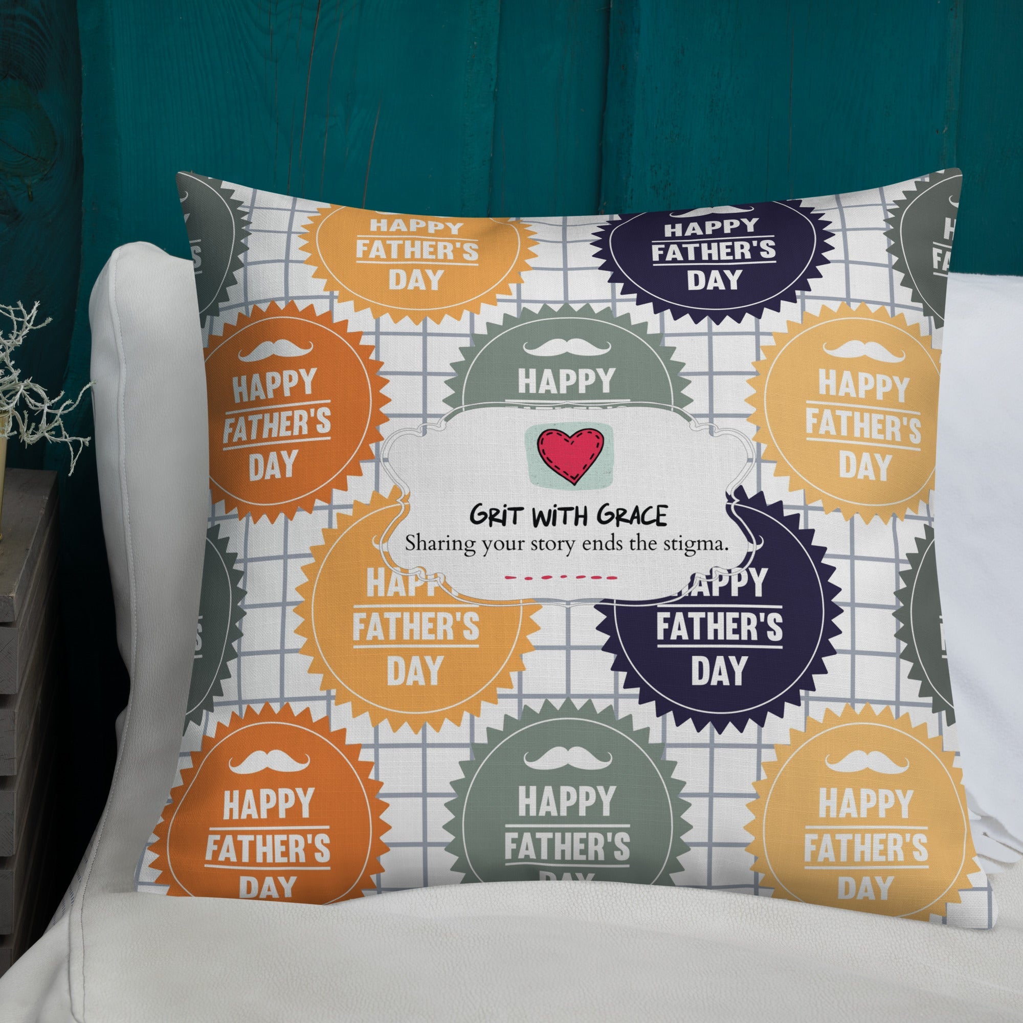 Cool Dad's Fashionably Decorative Throw Pillow