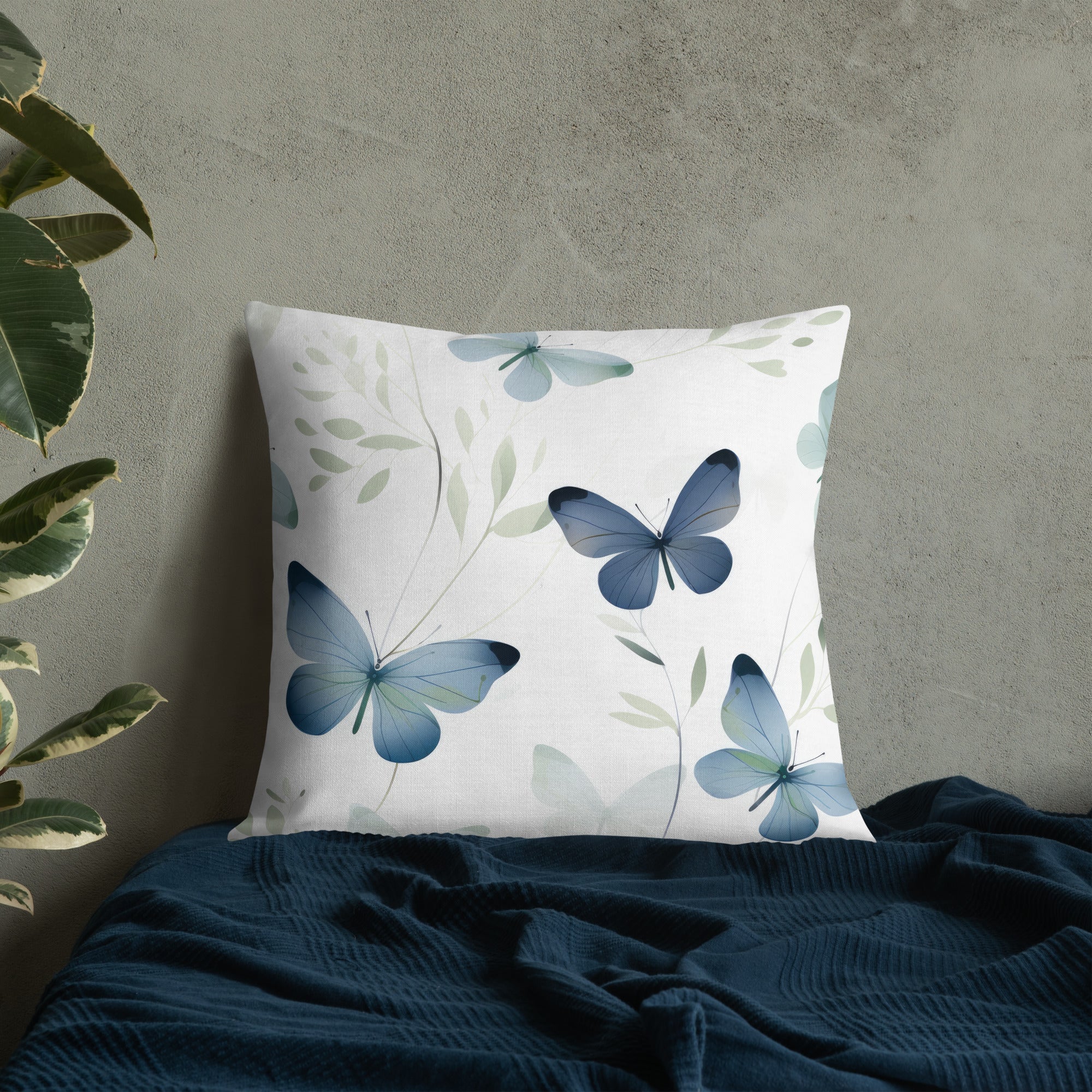 Butterfly Lover's Decorative Yet Comfortable Premium Pillow