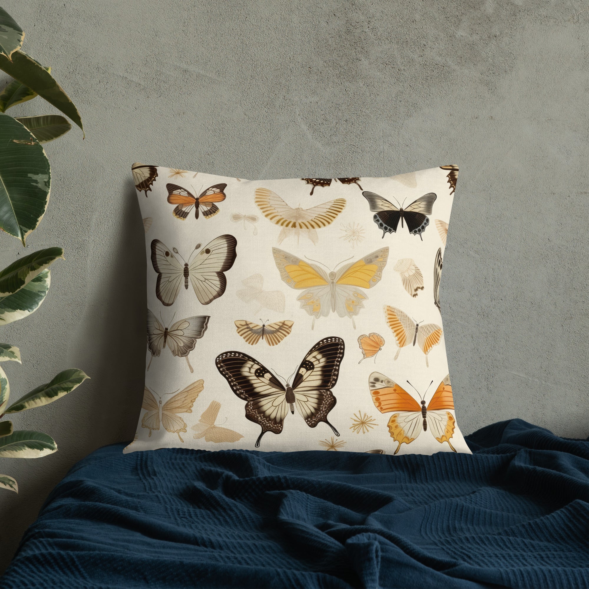 Butterfly Lover's Decorative Yet Comfortable Premium Pillow