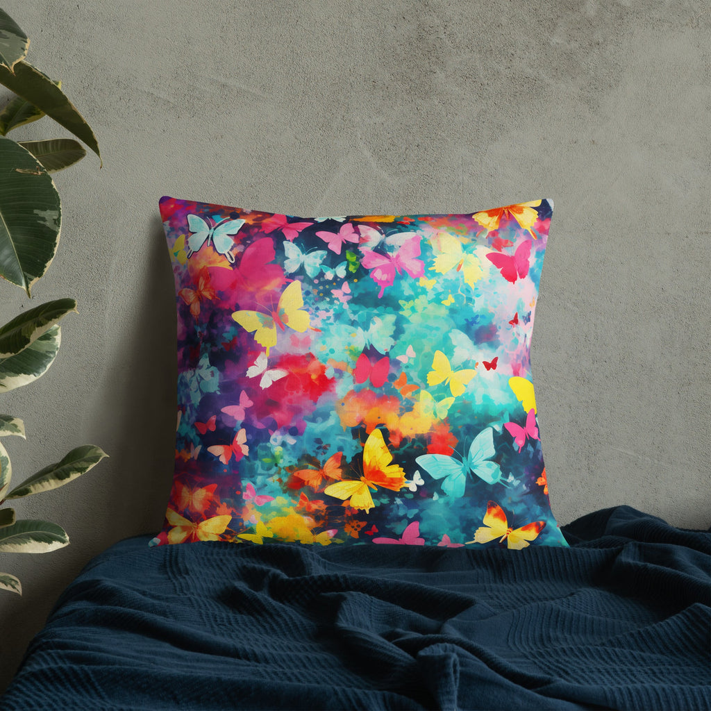 Butterfly Lover's Decorative Yet Comfortable Premium Pillow