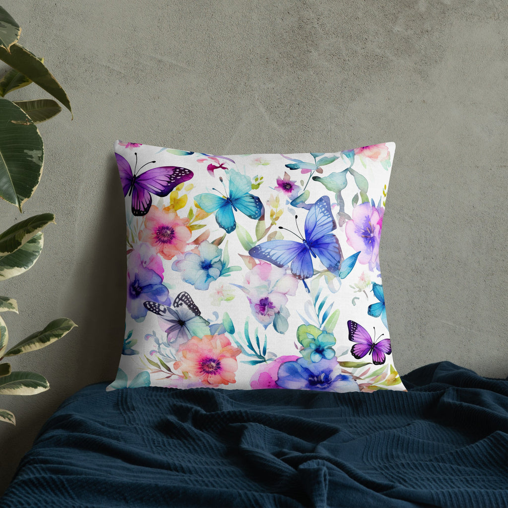 Butterfly Lover's Decorative Yet Comfortable Premium Pillow