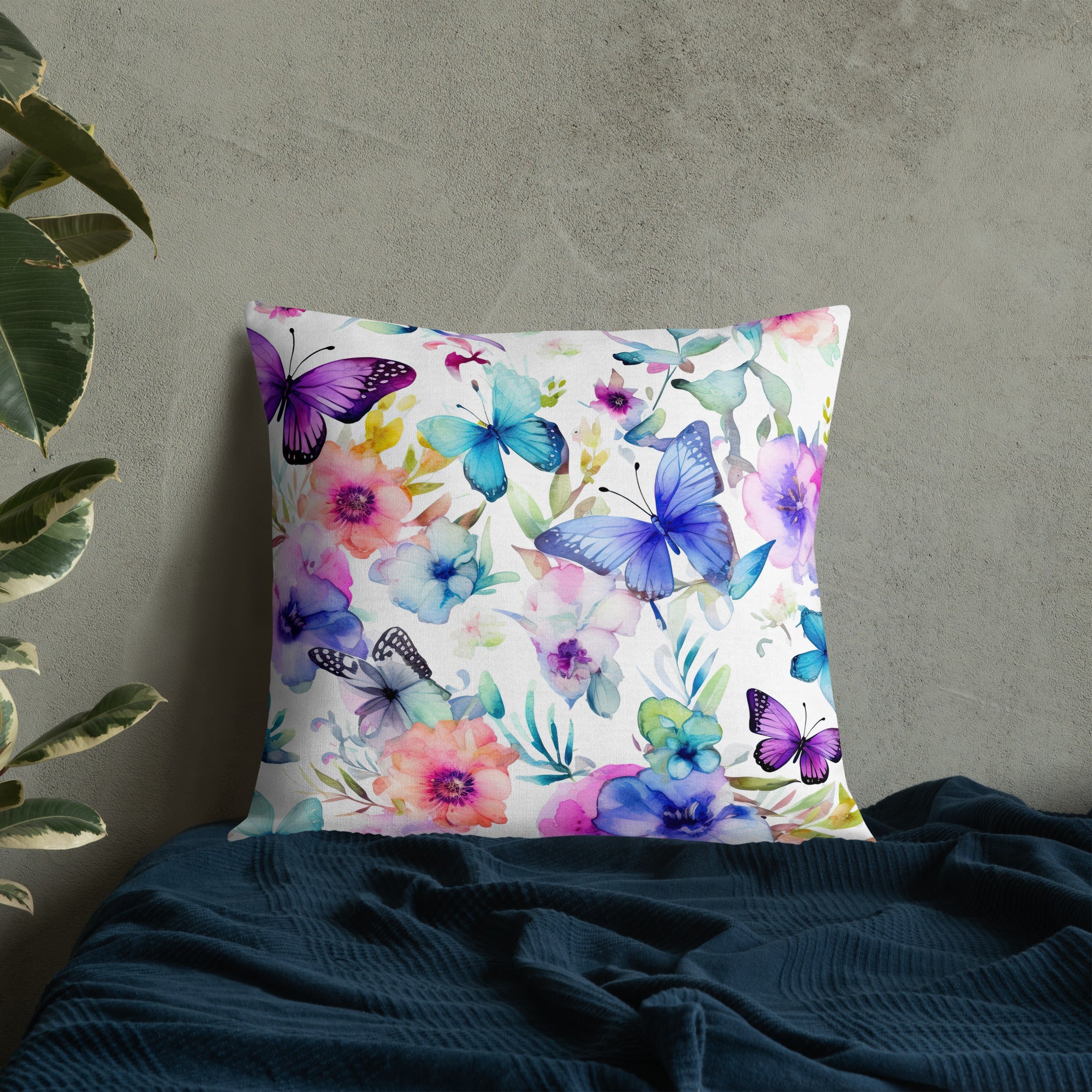 Butterfly Lover's Decorative Yet Comfortable Premium Pillow