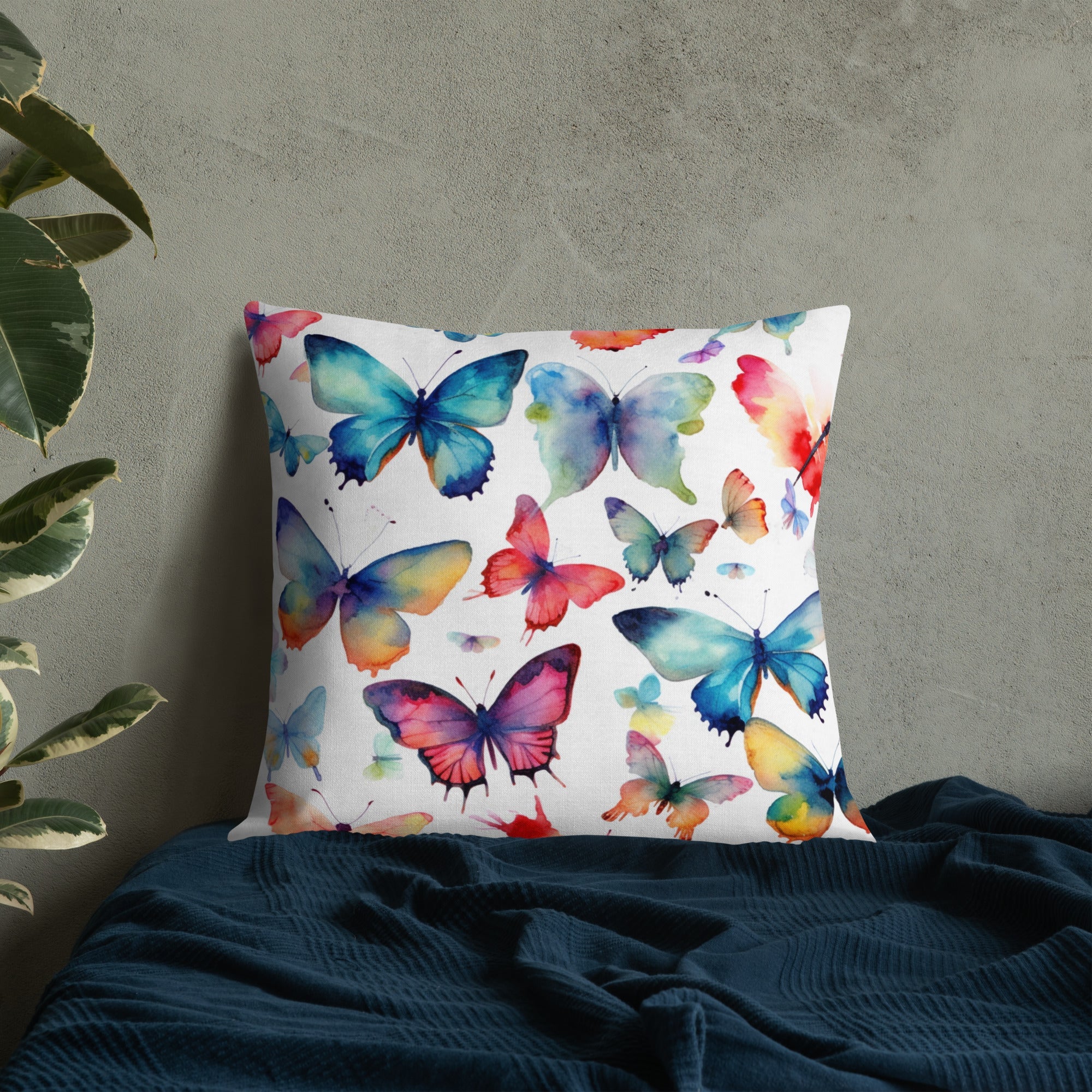 Butterfly Lover's Decorative Yet Comfortable Premium Pillow