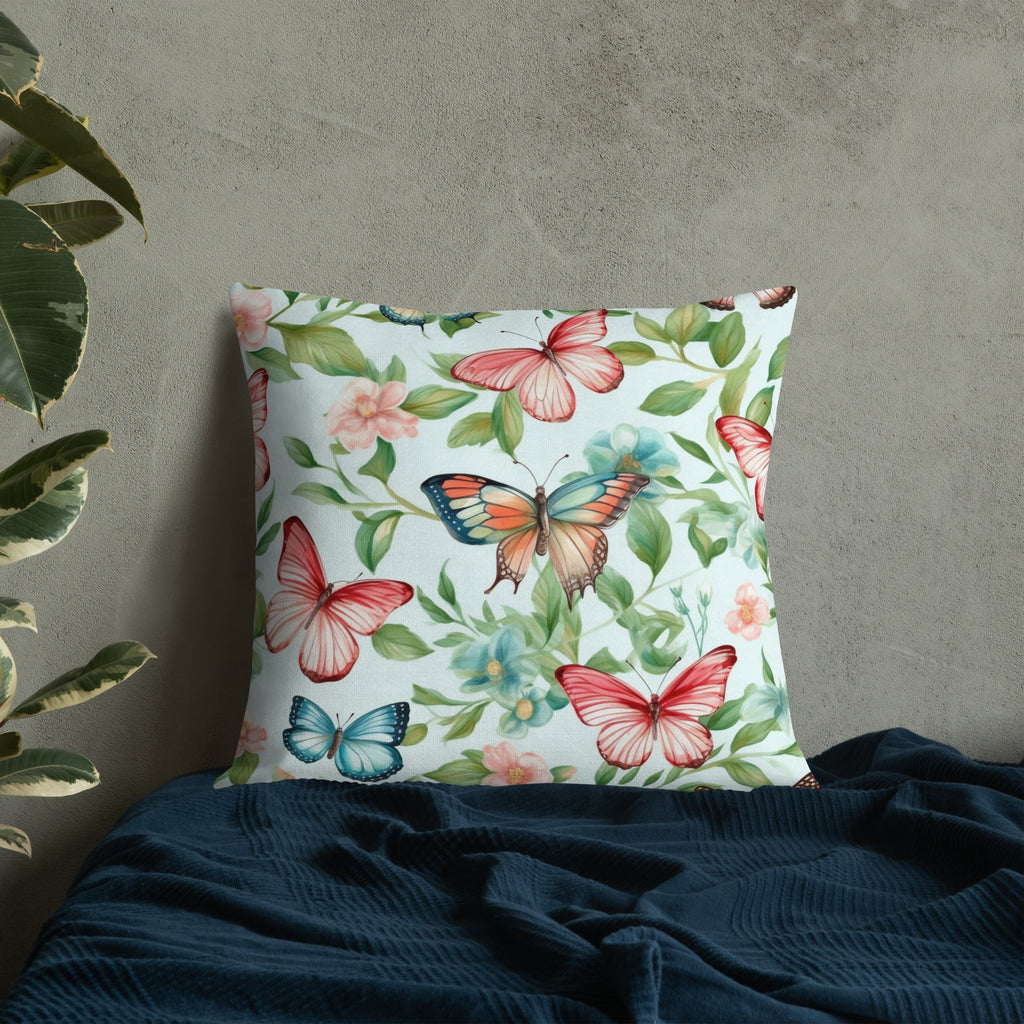 Butterfly Lover's Decorative Yet Comfortable Premium Pillow