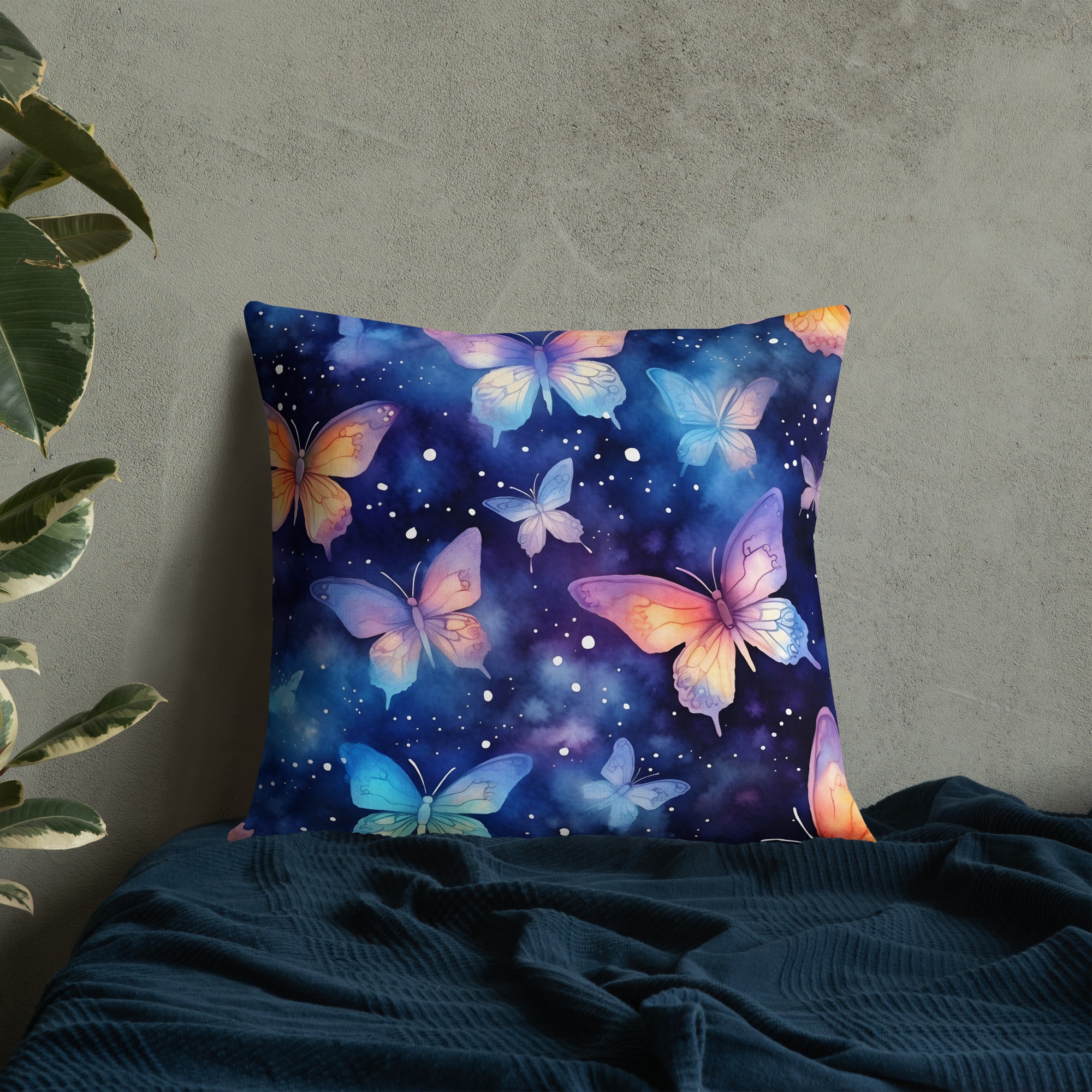 Butterfly Lover's Decorative Yet Comfortable Premium Pillow