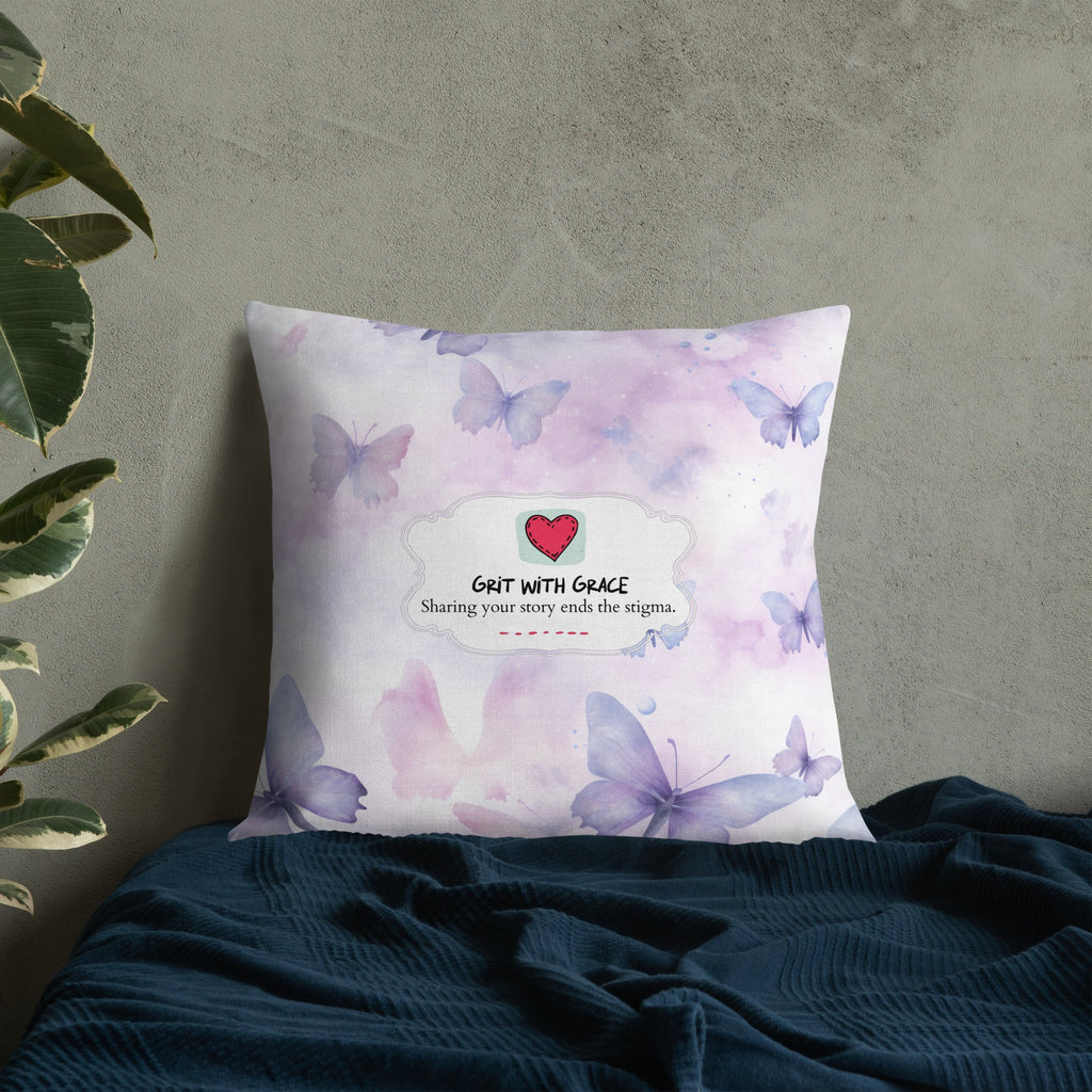 Butterfly Lover's Decorative Yet Comfortable Premium Pillow