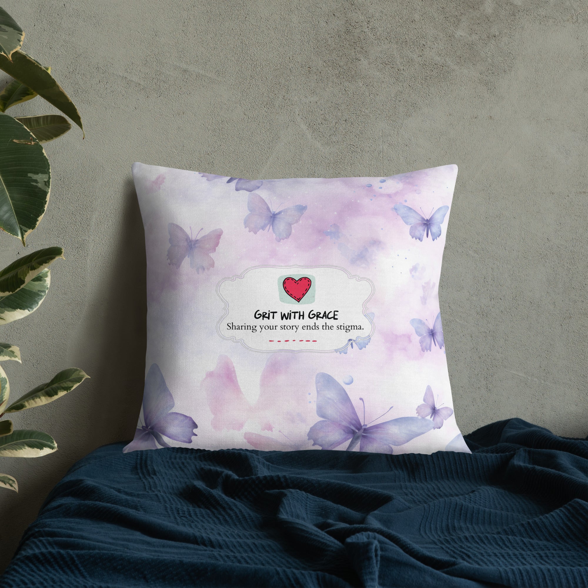 Butterfly Lover's Decorative Yet Comfortable Premium Pillow