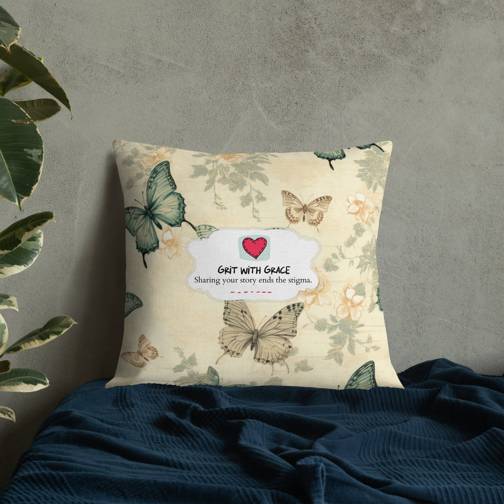 Butterfly Lover's Decorative Yet Comfortable Premium Pillow