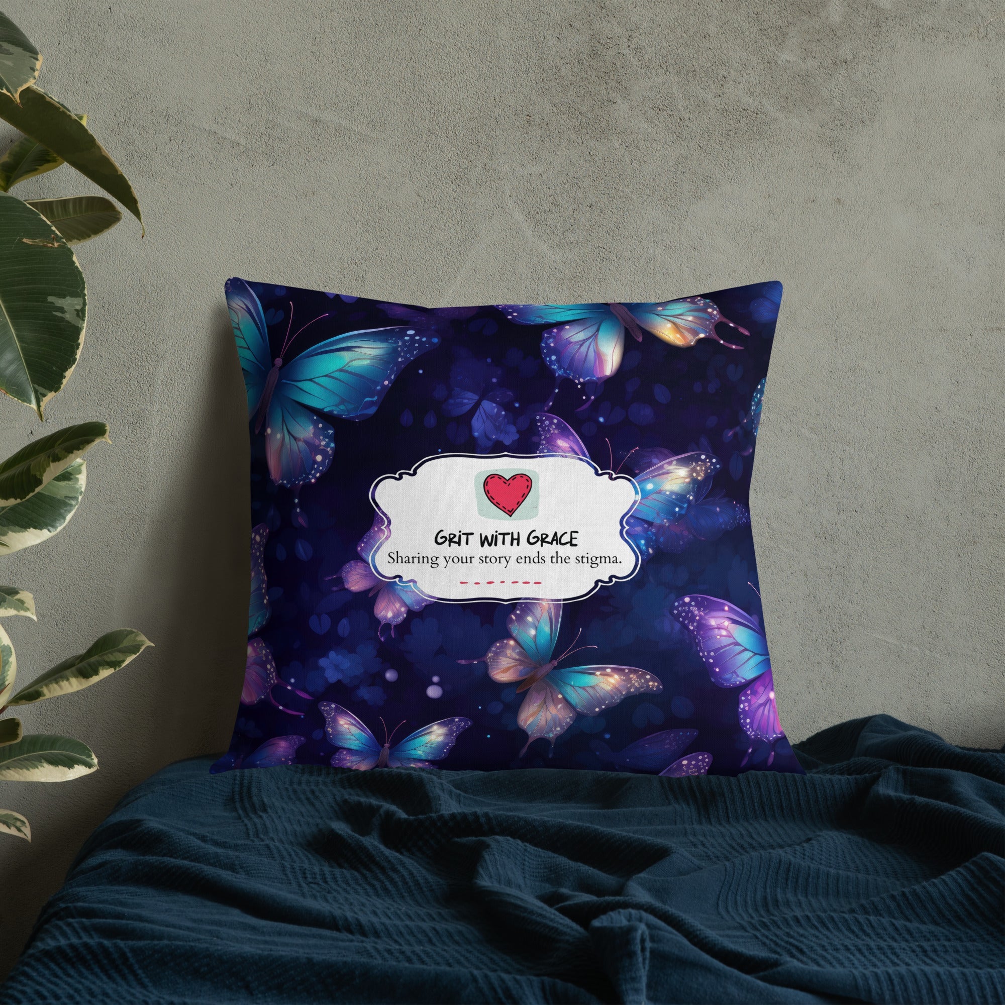 Butterfly Lover's Decorative Yet Comfortable Premium Pillow