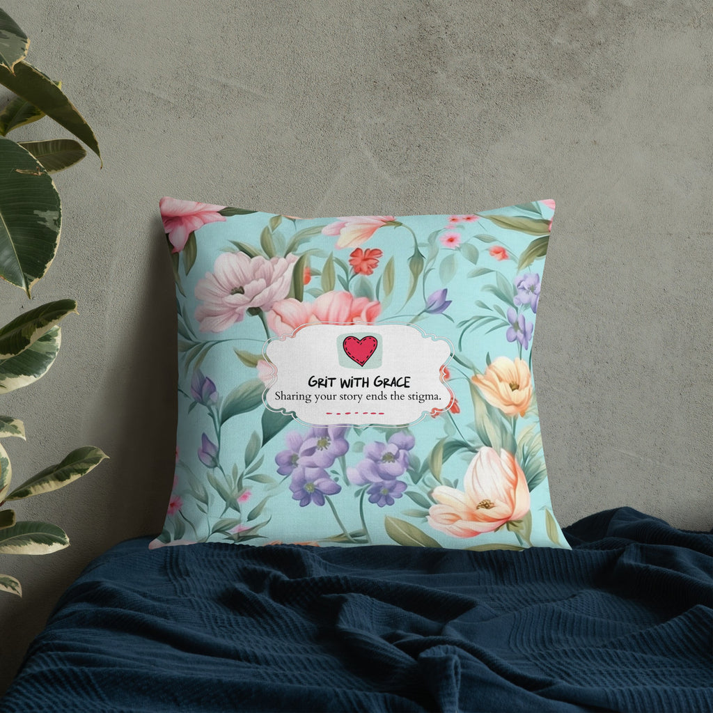 Floral Lover's Botanical Throw Pillow