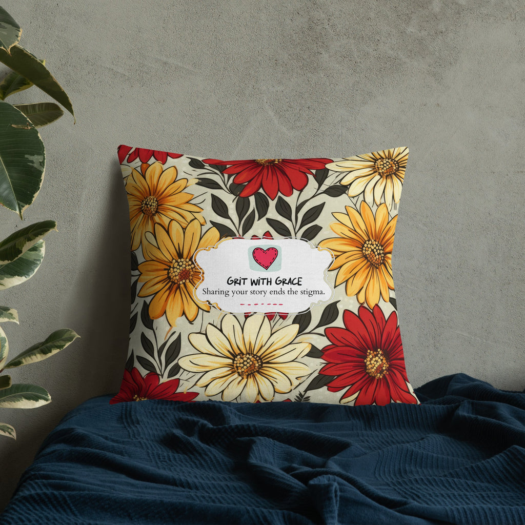 Floral Lover's Botanical Throw Pillow