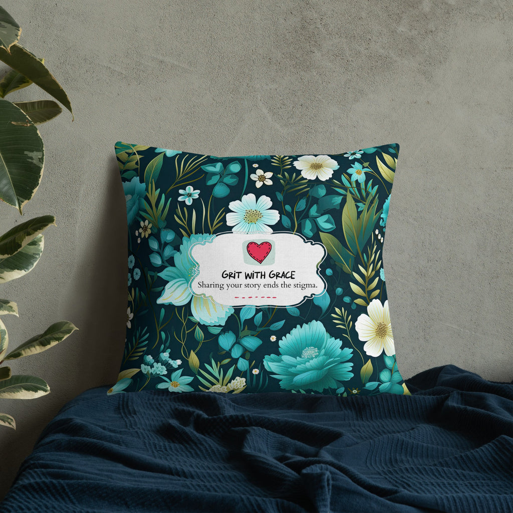 Floral Lover's Botanical Throw Pillow