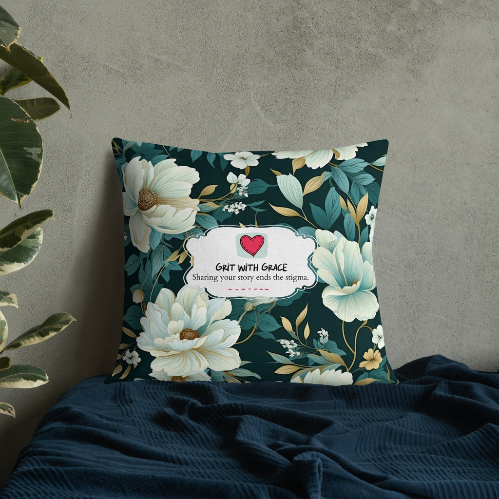 Floral Lover's Botanical Throw Pillow