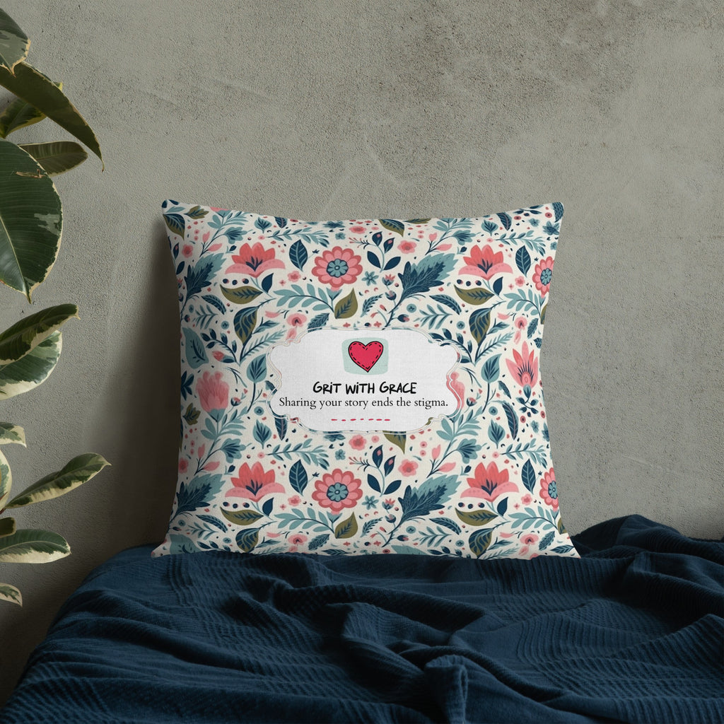 Floral Lover's Botanical Throw Pillow