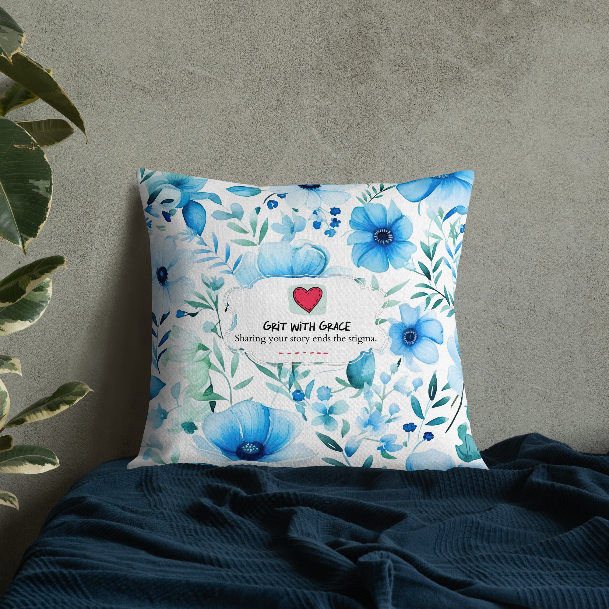 Floral Lover's Botanical Throw Pillow