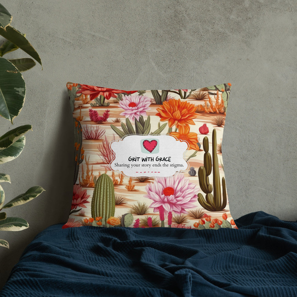 Floral Lover's Botanical Throw Pillow