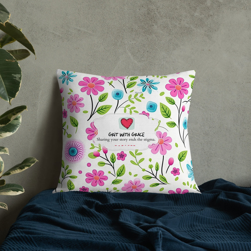Floral Lover's Botanical Throw Pillow