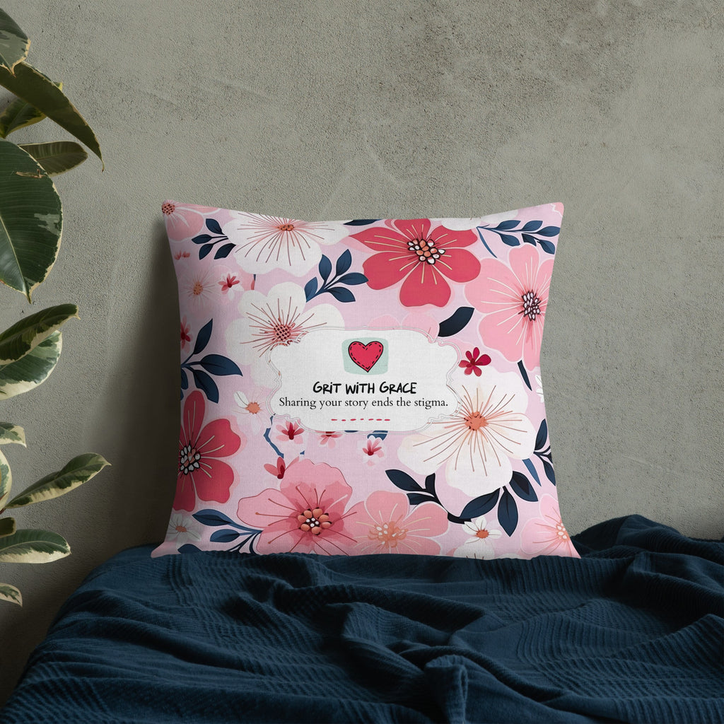 Floral Lover's Botanical Throw Pillow