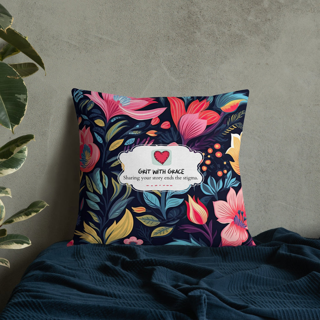 Floral Lover's Botanical Throw Pillow