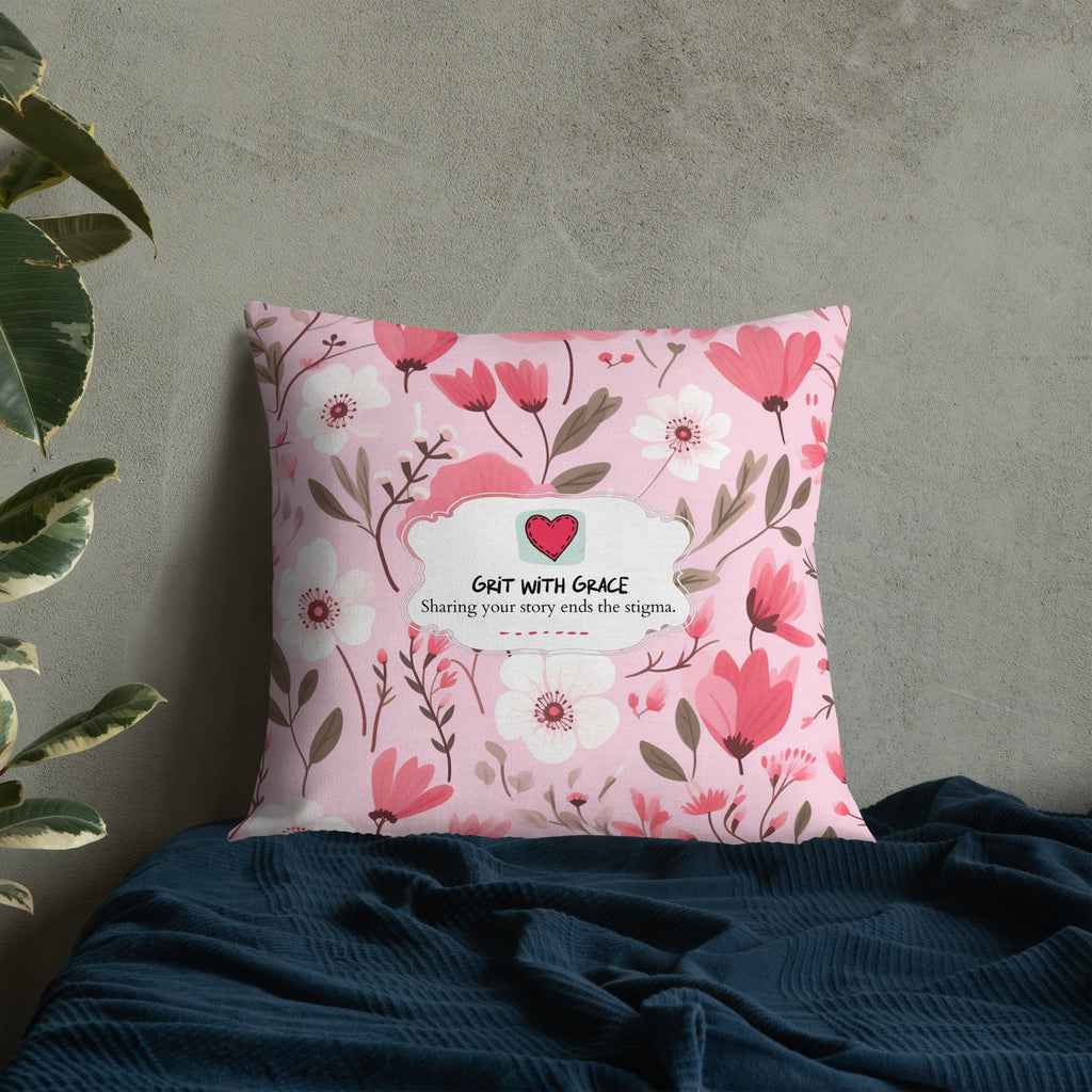Floral Lover's Botanical Throw Pillow