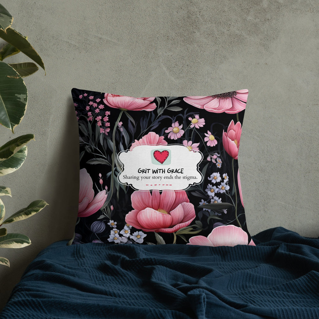Floral Lover's Botanical Throw Pillow