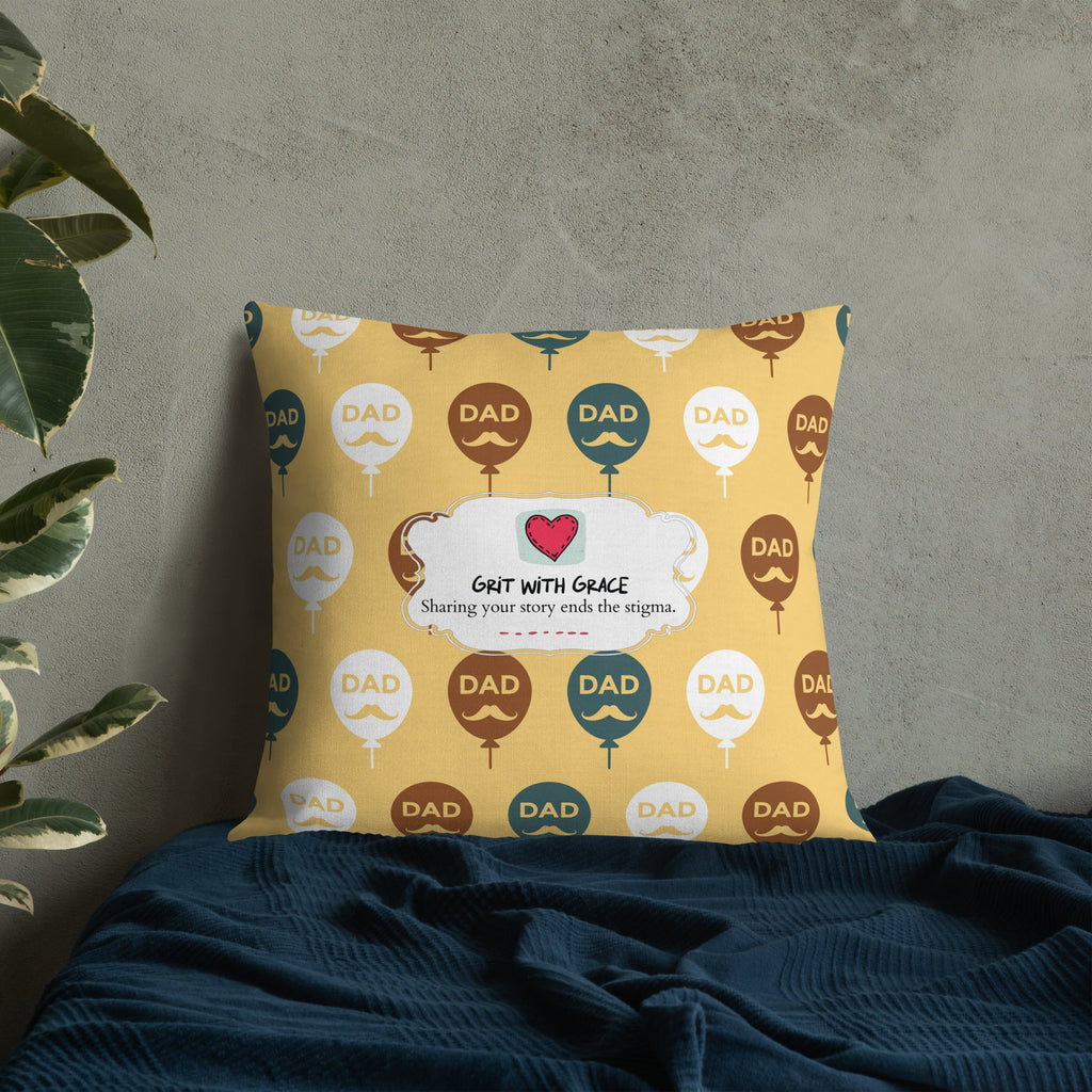 Cool Dad's Fashionably Decorative Throw Pillow