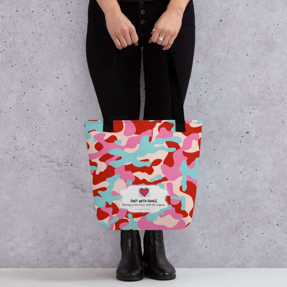 Army Enthusiast Camouflage Tote Bag
