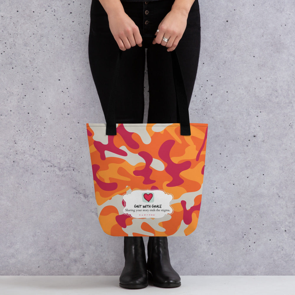 Army Enthusiast Camouflage Tote Bag