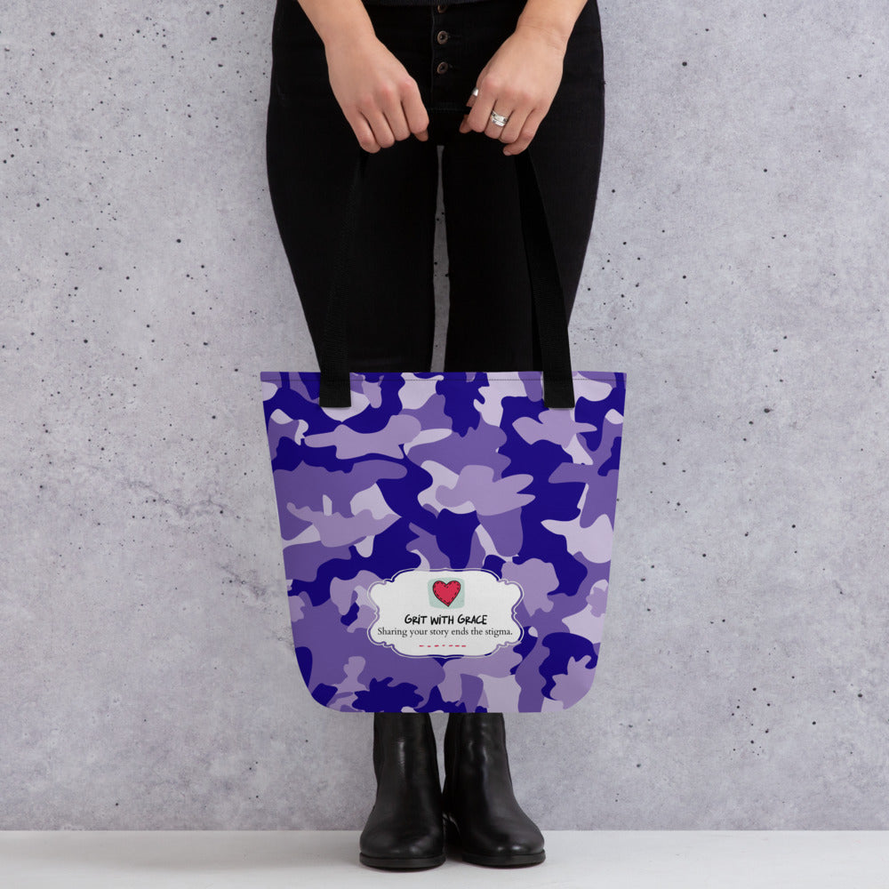 Army Enthusiast Camouflage Tote Bag