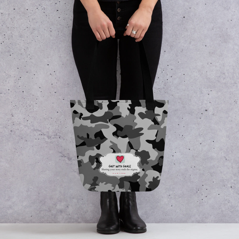 Army Enthusiast Camouflage Tote Bag