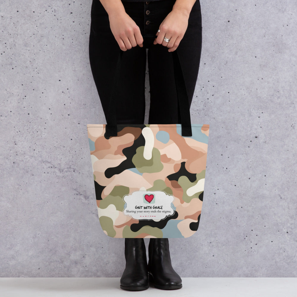 Army Enthusiast Camouflage Tote Bag