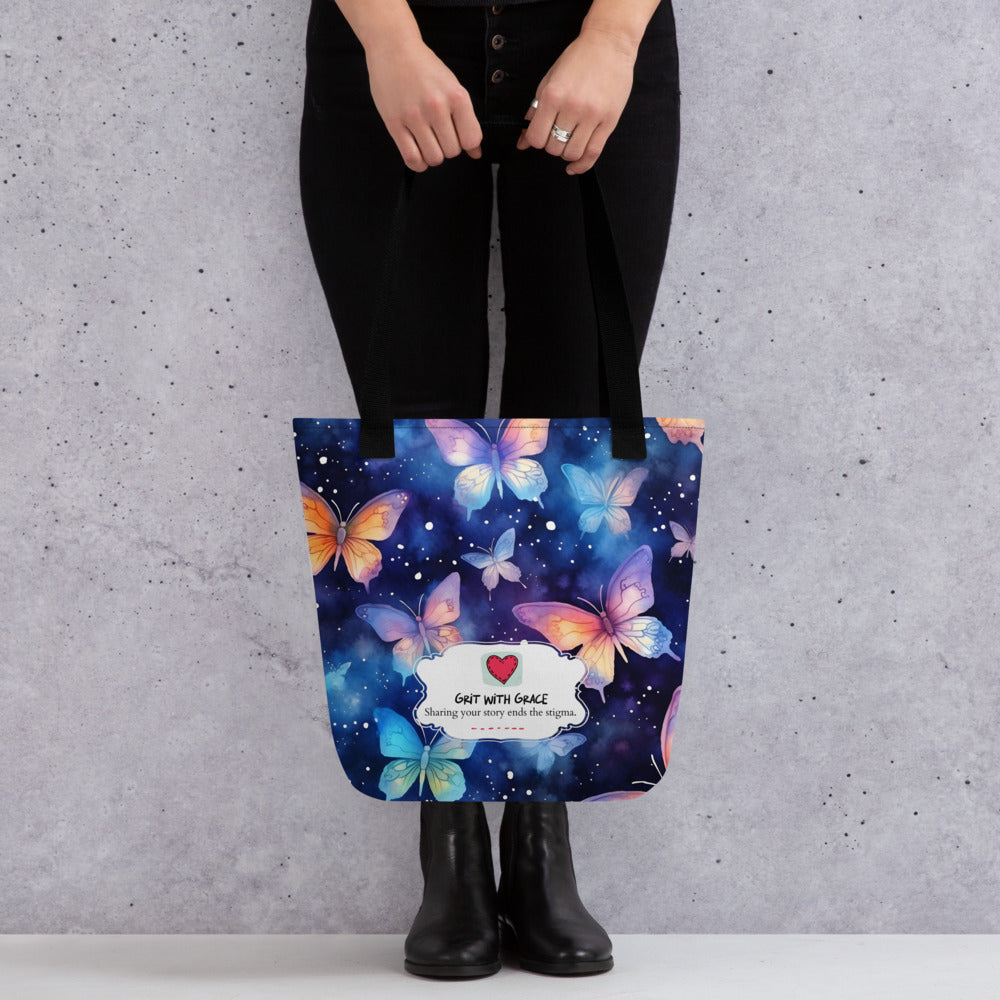 Butterfly Lover’s Shopping Enthusiast Carryall Tote Bag