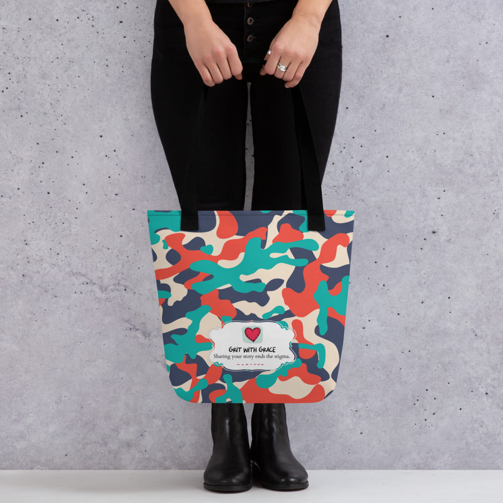 Army Enthusiast Camouflage Tote Bag