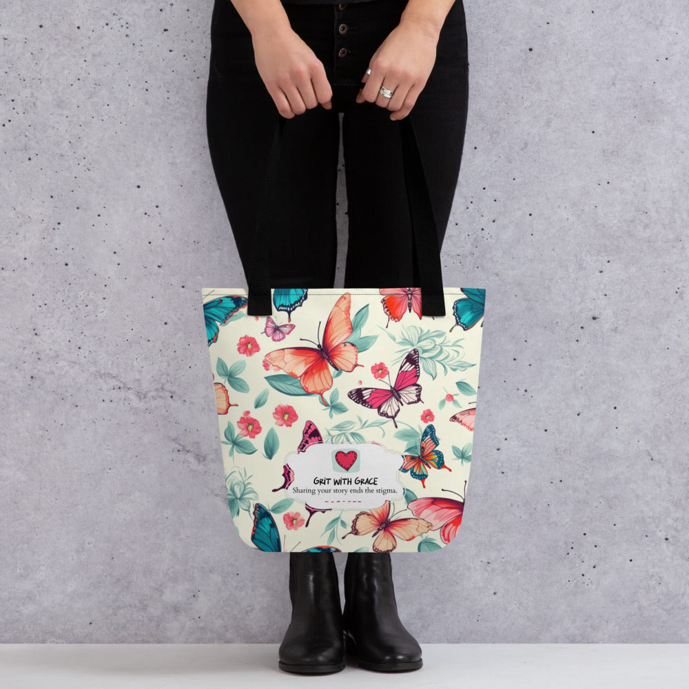 Butterfly Lover’s Shopping Enthusiast Carryall Tote Bag