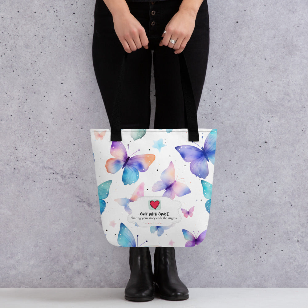Butterfly Lover’s Shopping Enthusiast Carryall Tote Bag