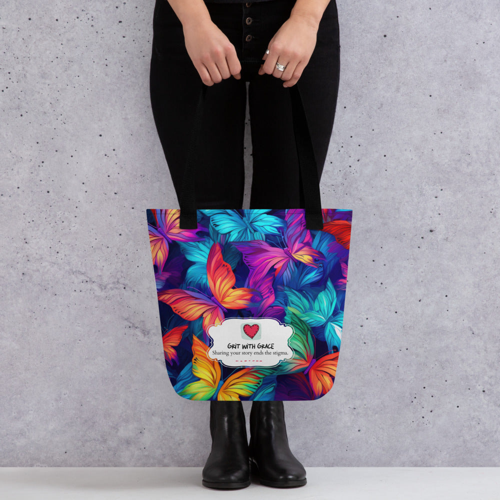 Butterfly Lover’s Shopping Enthusiast Carryall Tote Bag