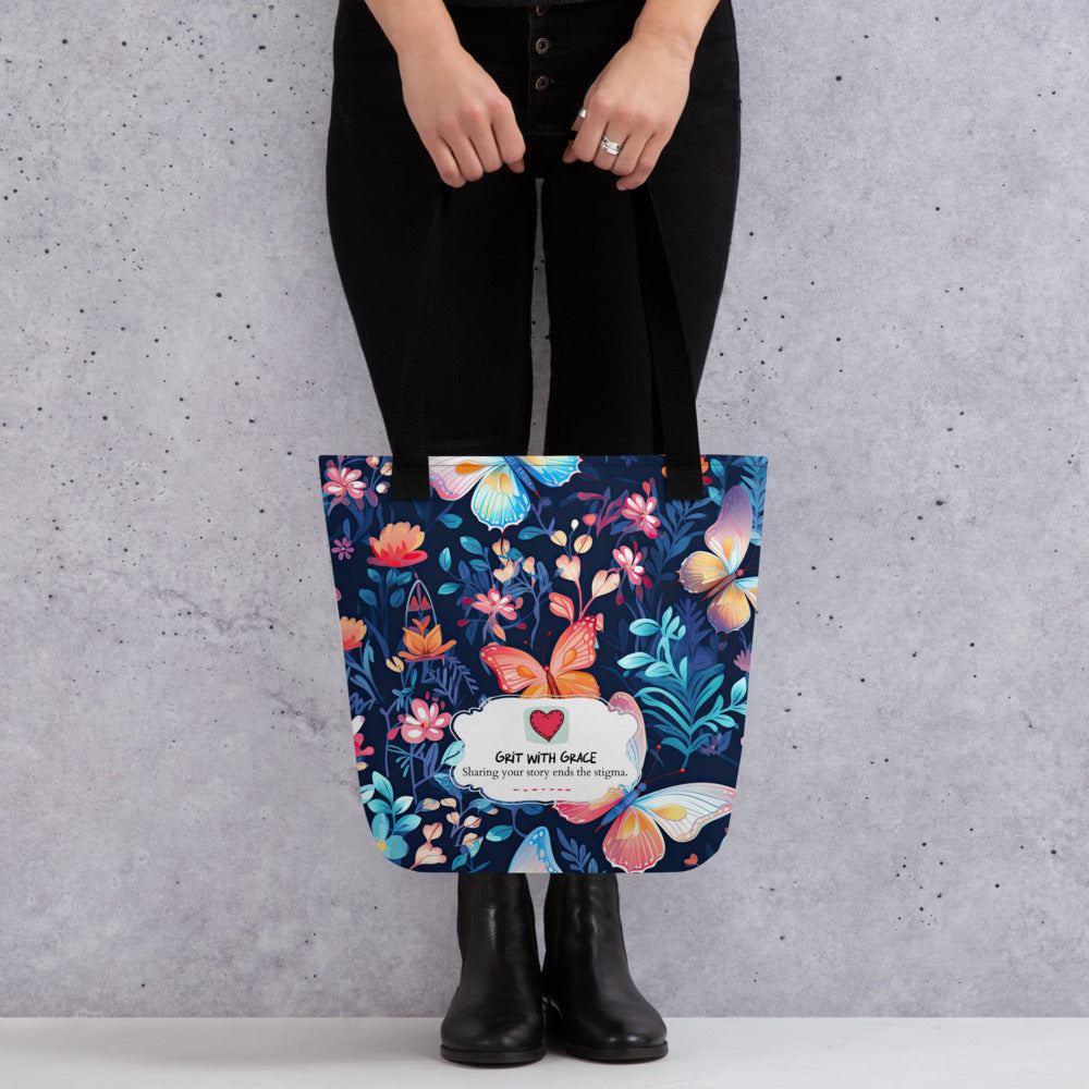 Butterfly Lover’s Shopping Enthusiast Carryall Tote Bag