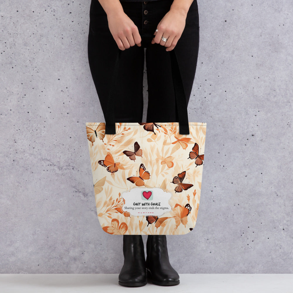 Butterfly Lover’s Shopping Enthusiast Carryall Tote Bag