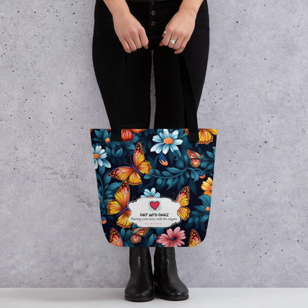 Butterfly Lover’s Shopping Enthusiast Carryall Tote Bag