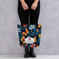 Butterfly Lover’s Shopping Enthusiast Carryall Tote Bag