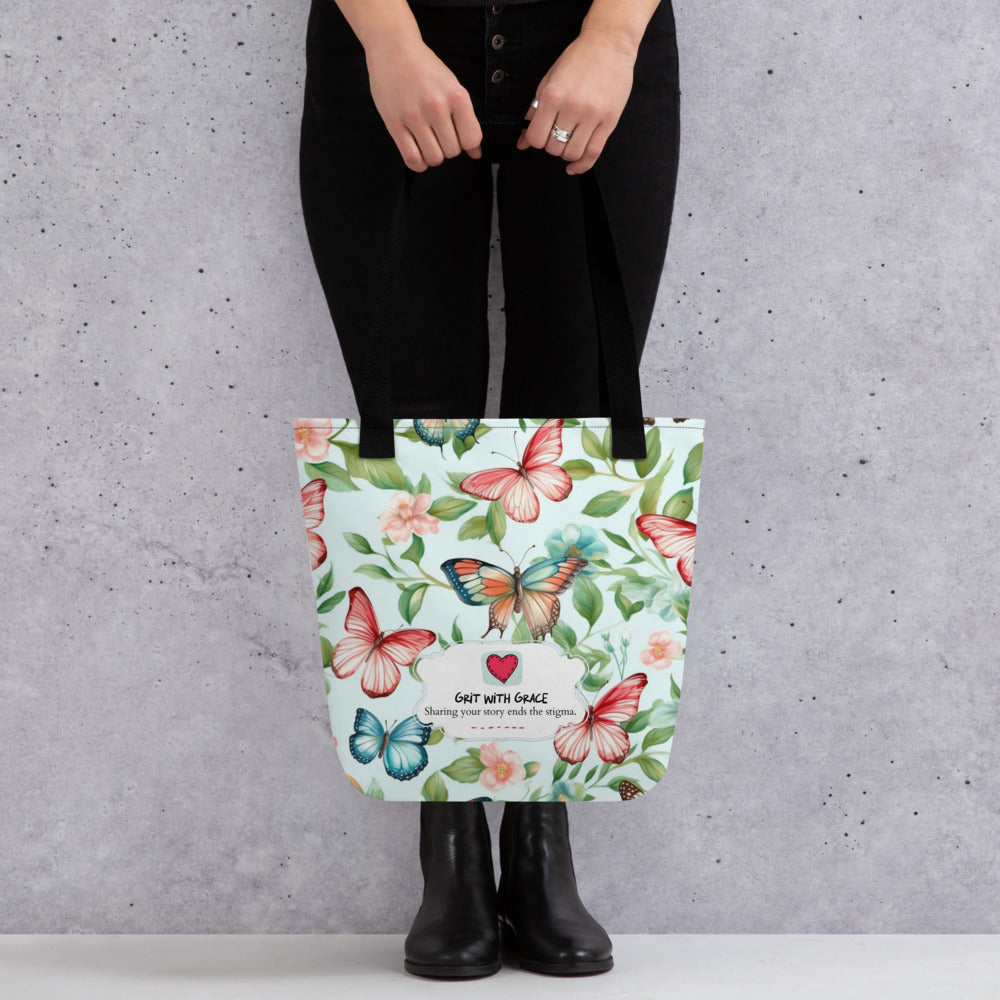 Butterfly Lover’s Shopping Enthusiast Carryall Tote Bag