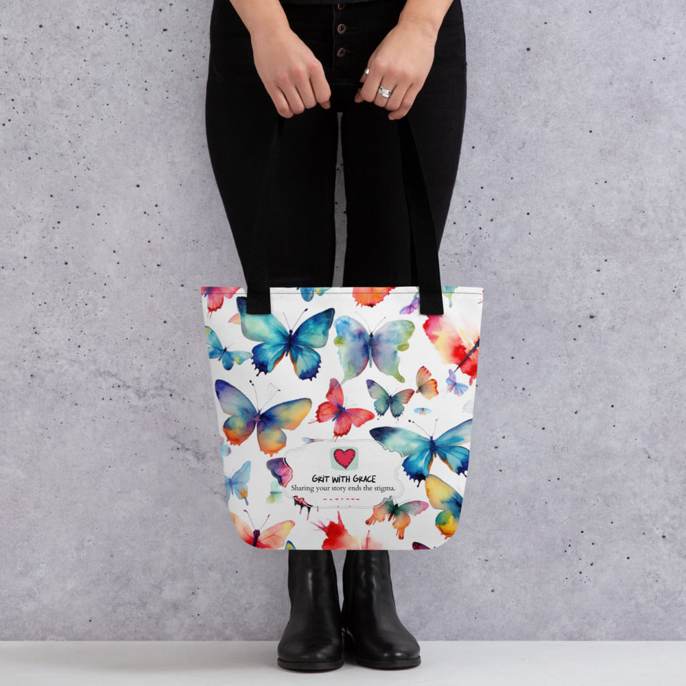 Butterfly Lover’s Shopping Enthusiast Carryall Tote Bag