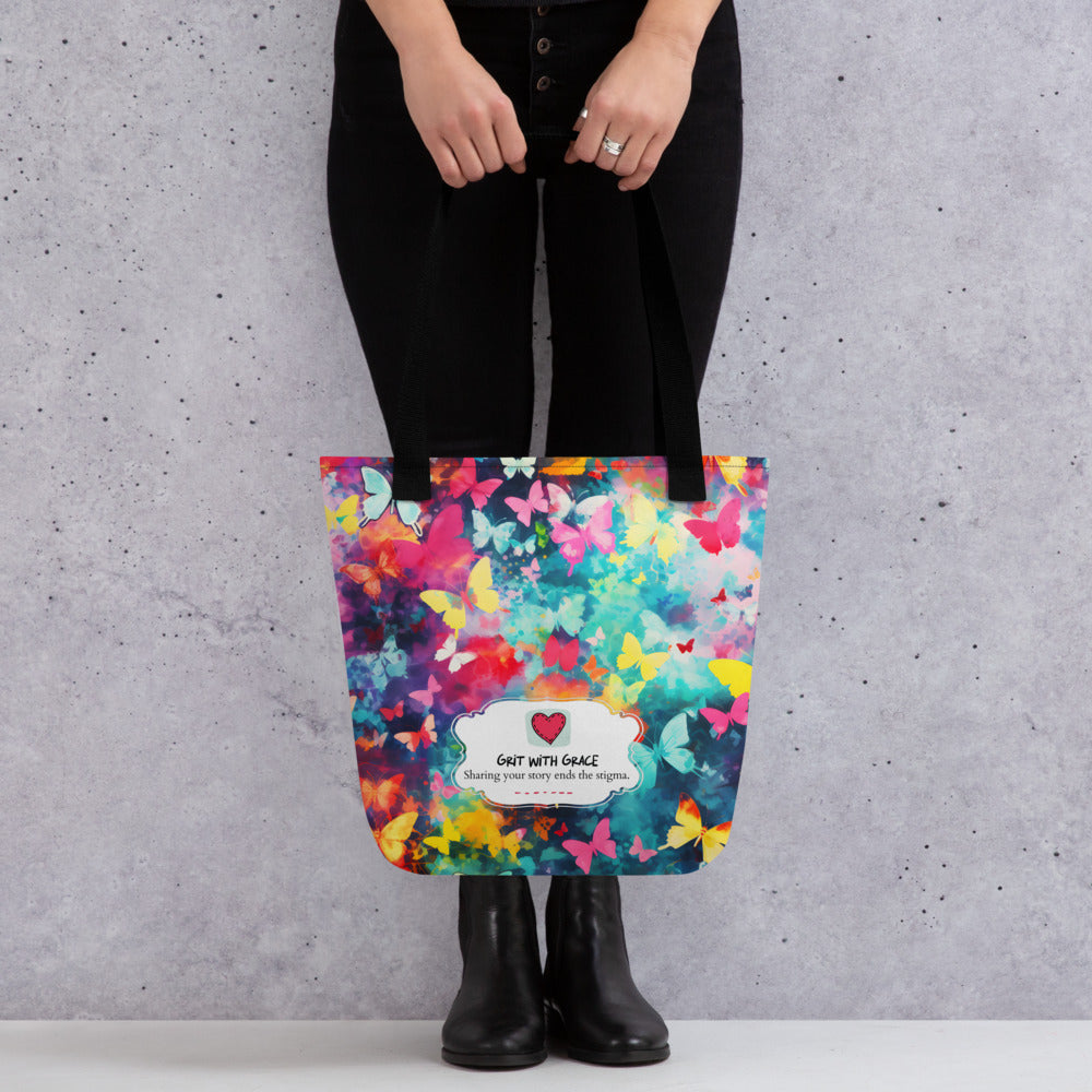 Butterfly Lover’s Shopping Enthusiast Carryall Tote Bag