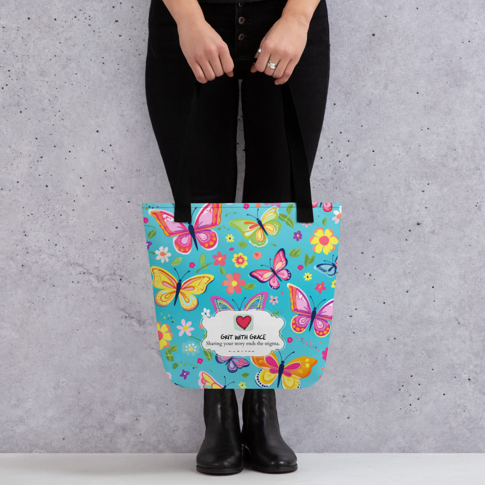 Butterfly Lover’s Shopping Enthusiast Carryall Tote Bag