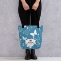 Butterfly Lover’s Shopping Enthusiast Carryall Tote Bag